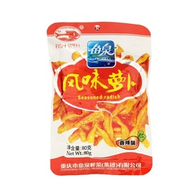 鱼泉 风味萝卜 香辣味 80g